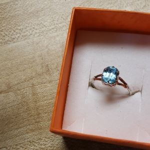 Vintage Soviet Russian 875 sterling silver ring.